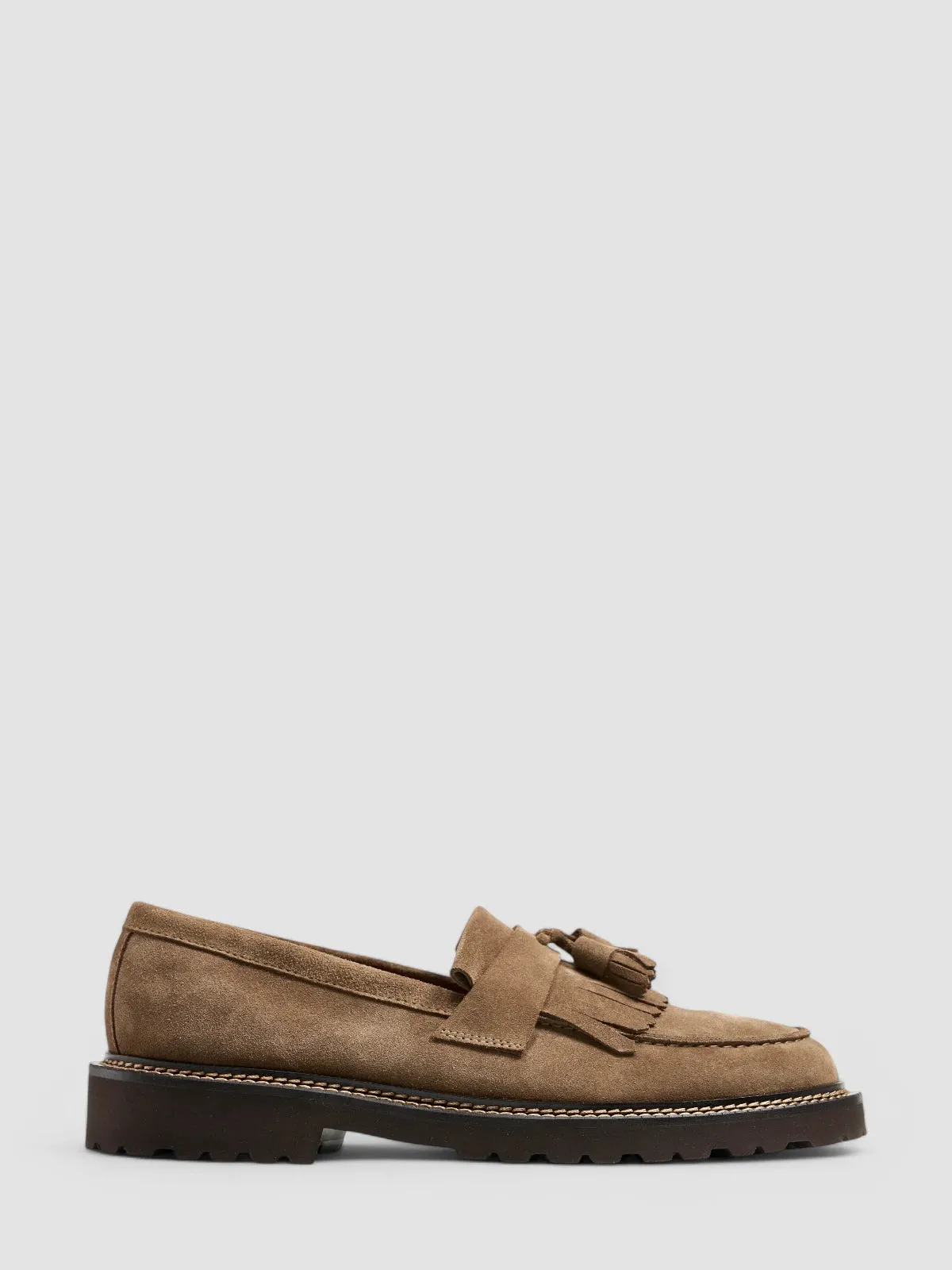 12351 Suede Loafer - Brown
