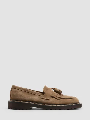 12351 Suede Loafer - Brown
