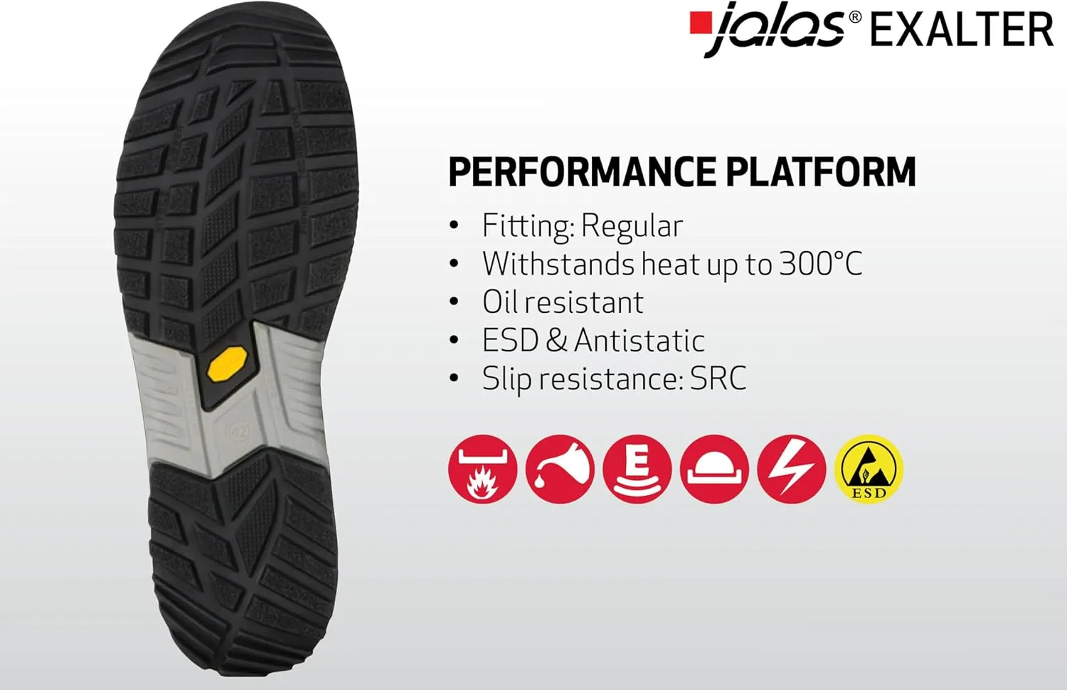 9955 Exalter Low Cut Safety Shoe, Water Repellant with Laces, Protective Work Shoes for Everyday Comfort