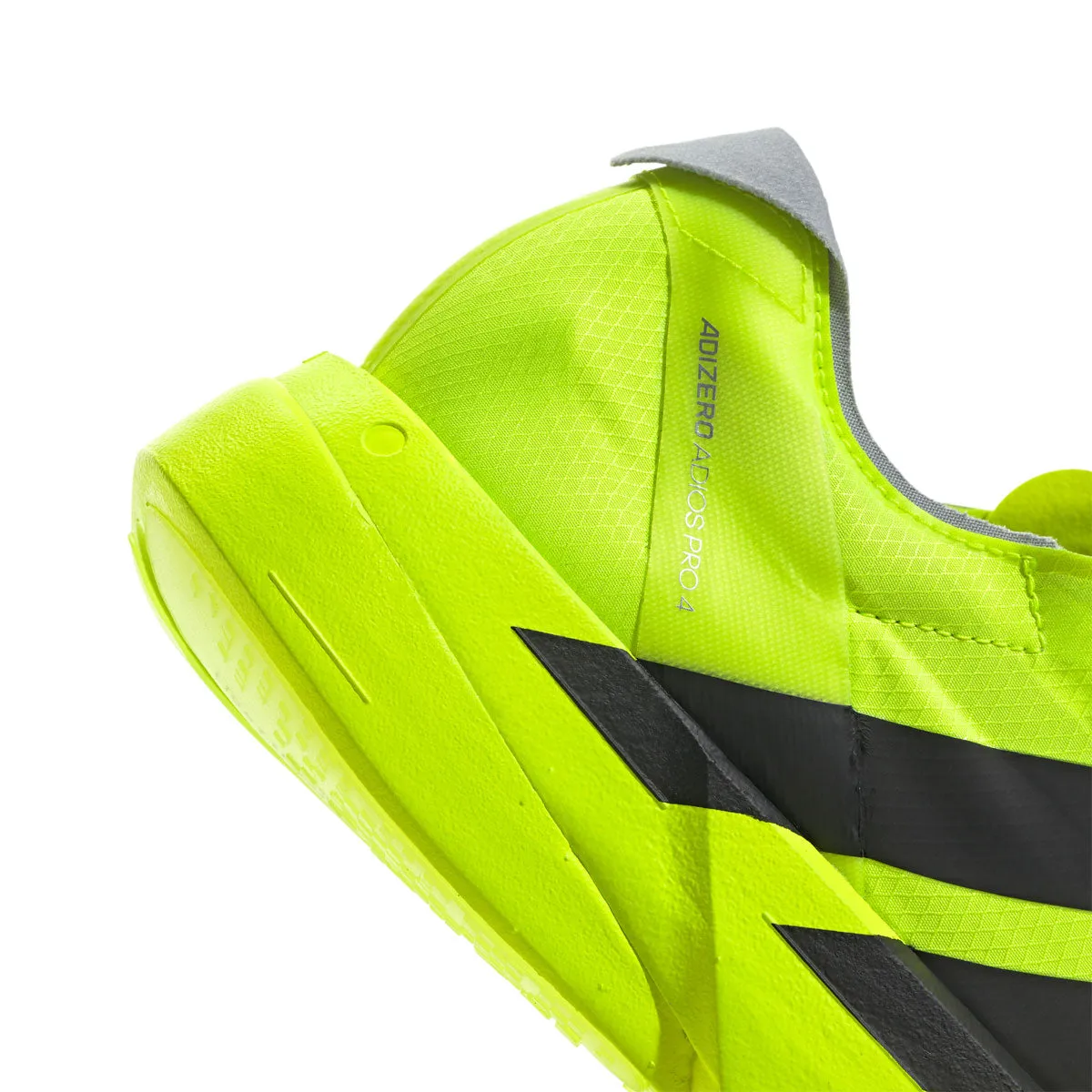 adidas Adizero Adios Pro 4 Running Shoes - Mens - Lucid Lemon/Black/Silver
