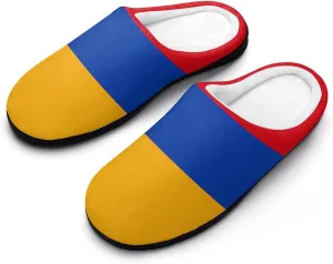 Armenian Flag Women's Slippers Memory Foam House Shoes Rubber Sole for Indoor Outdoor