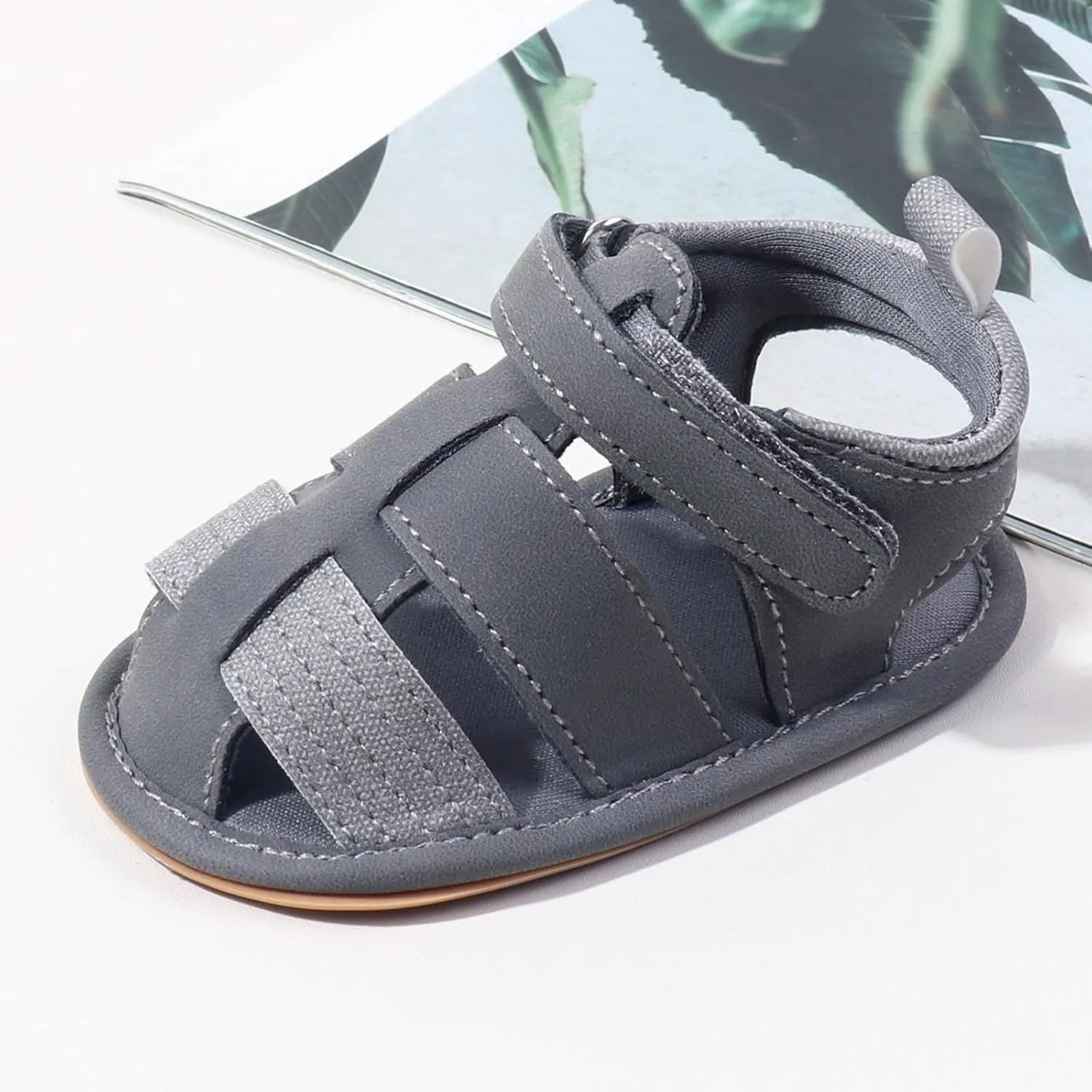 Baby Sandals Breathable Non Slip Rubber Sole Shoes for Toddlers 12 Month Boy Sandals