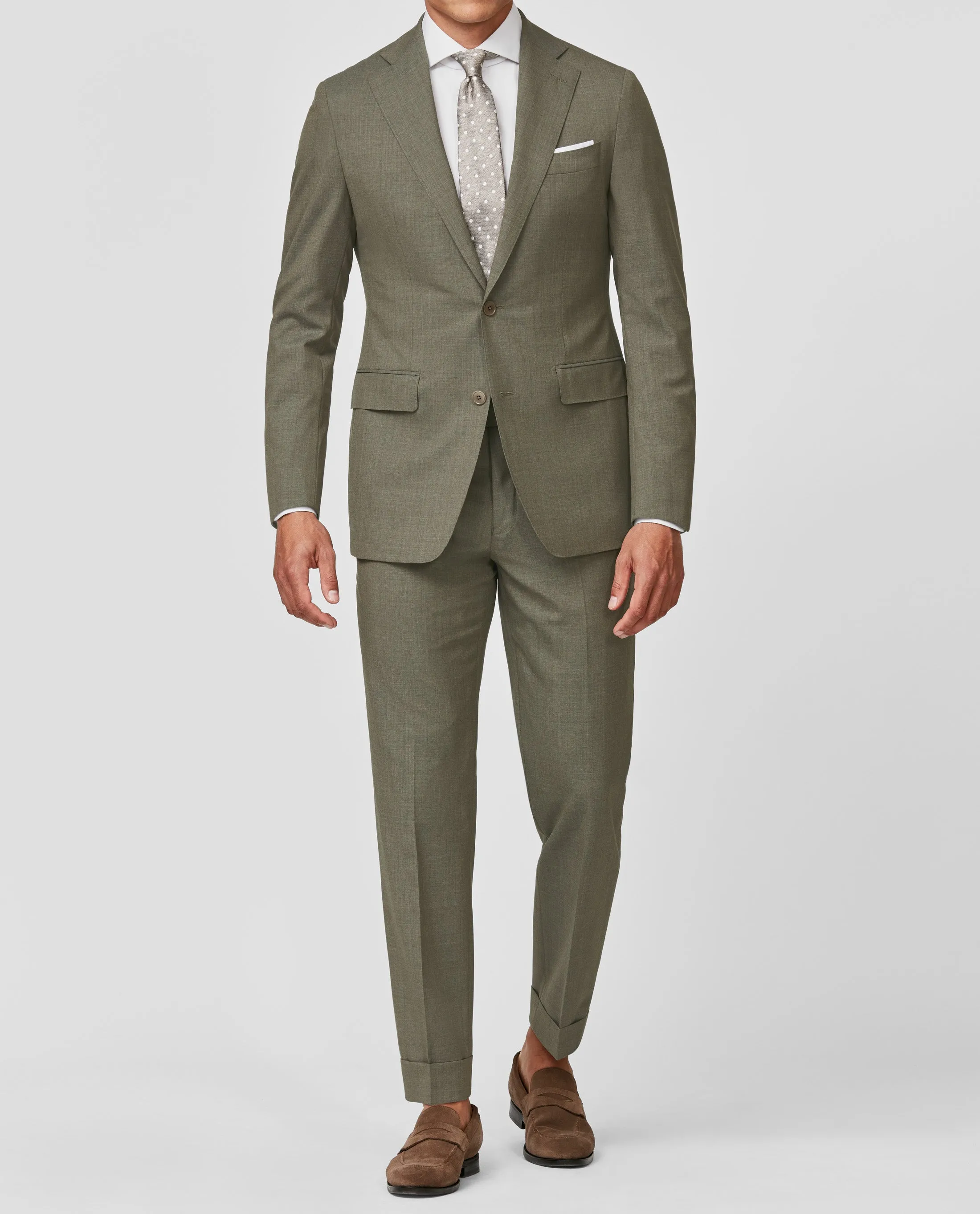 Barberis Canonico Taupe S110 Doppio Ritorto Tropical Merino Wool