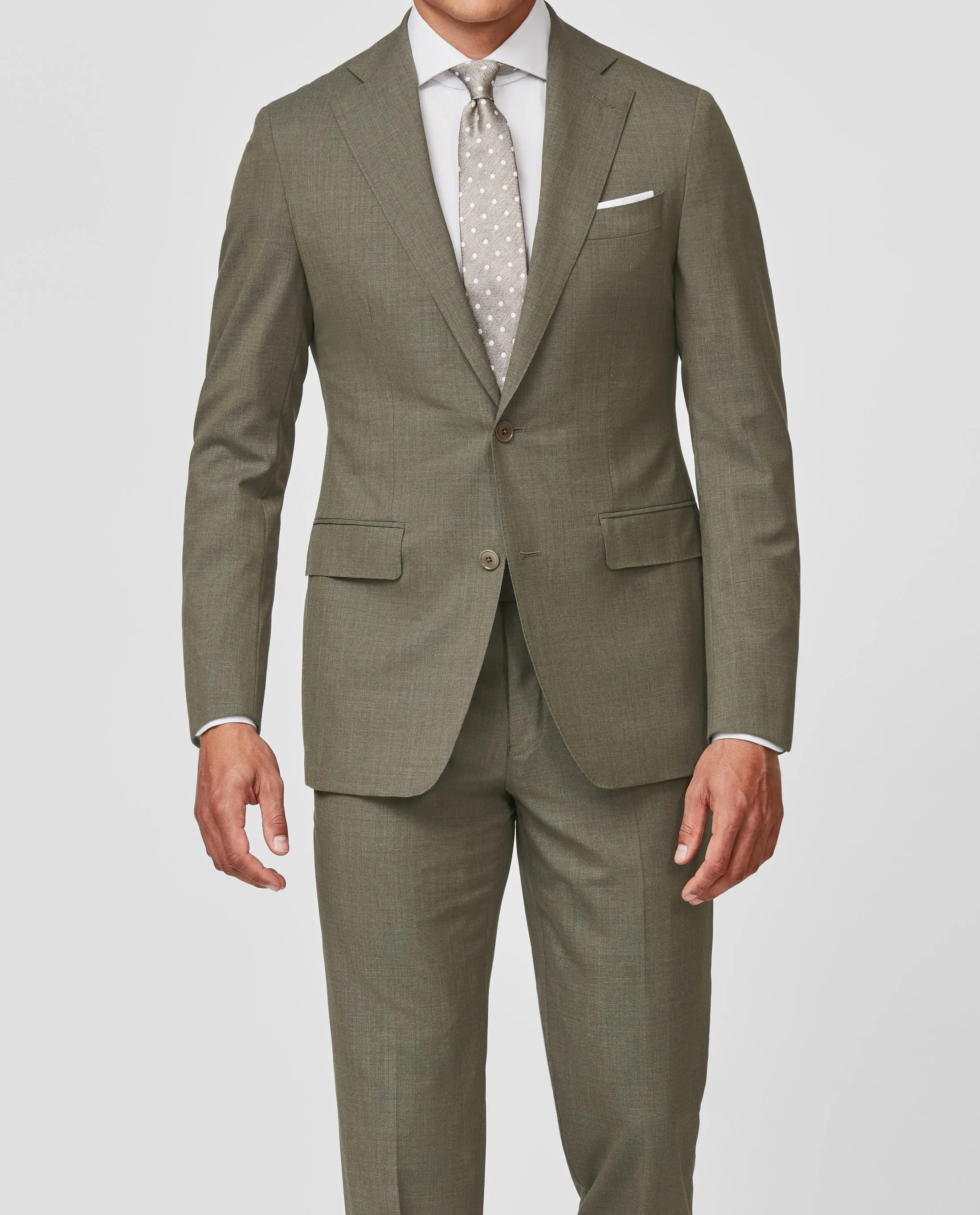 Barberis Canonico Taupe S110 Doppio Ritorto Tropical Merino Wool
