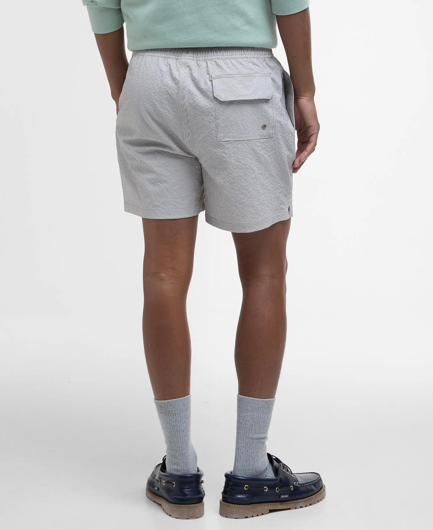 Barbour Mens Somerset swimshorts - Stone or green