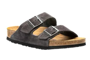 Birkenstock Arizona Velvet Grey Suede Women's