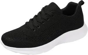 Black High Top Sneakers for Women Comfortable Women's Non Slip Work Shoes Wide Width Black Sneakers for Women Black Casual Sneakers for Women 2023 Zapatos Cerrados De Vestir OrtopDicos para Mujer