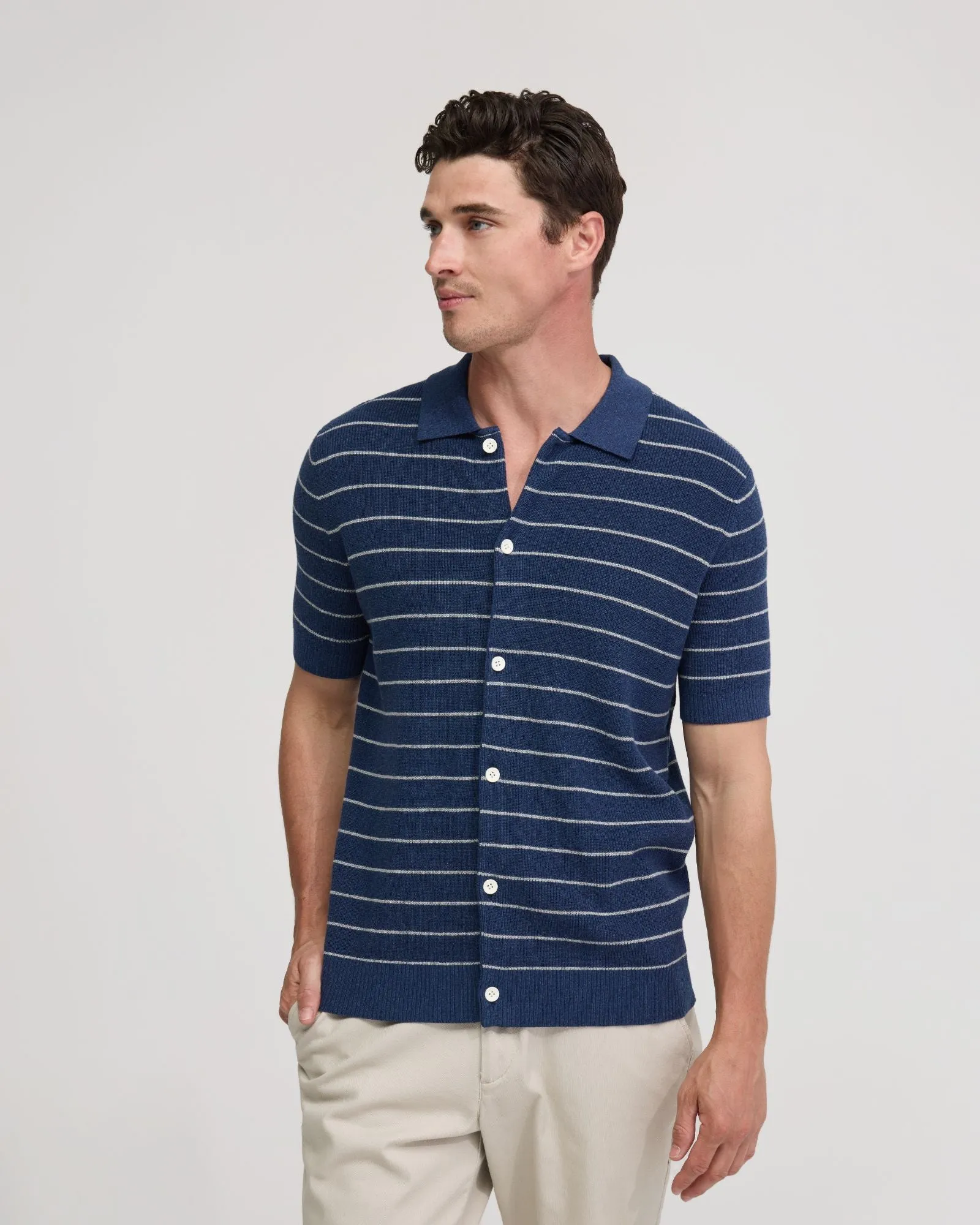 Carlos Stripe Knitted Shirt