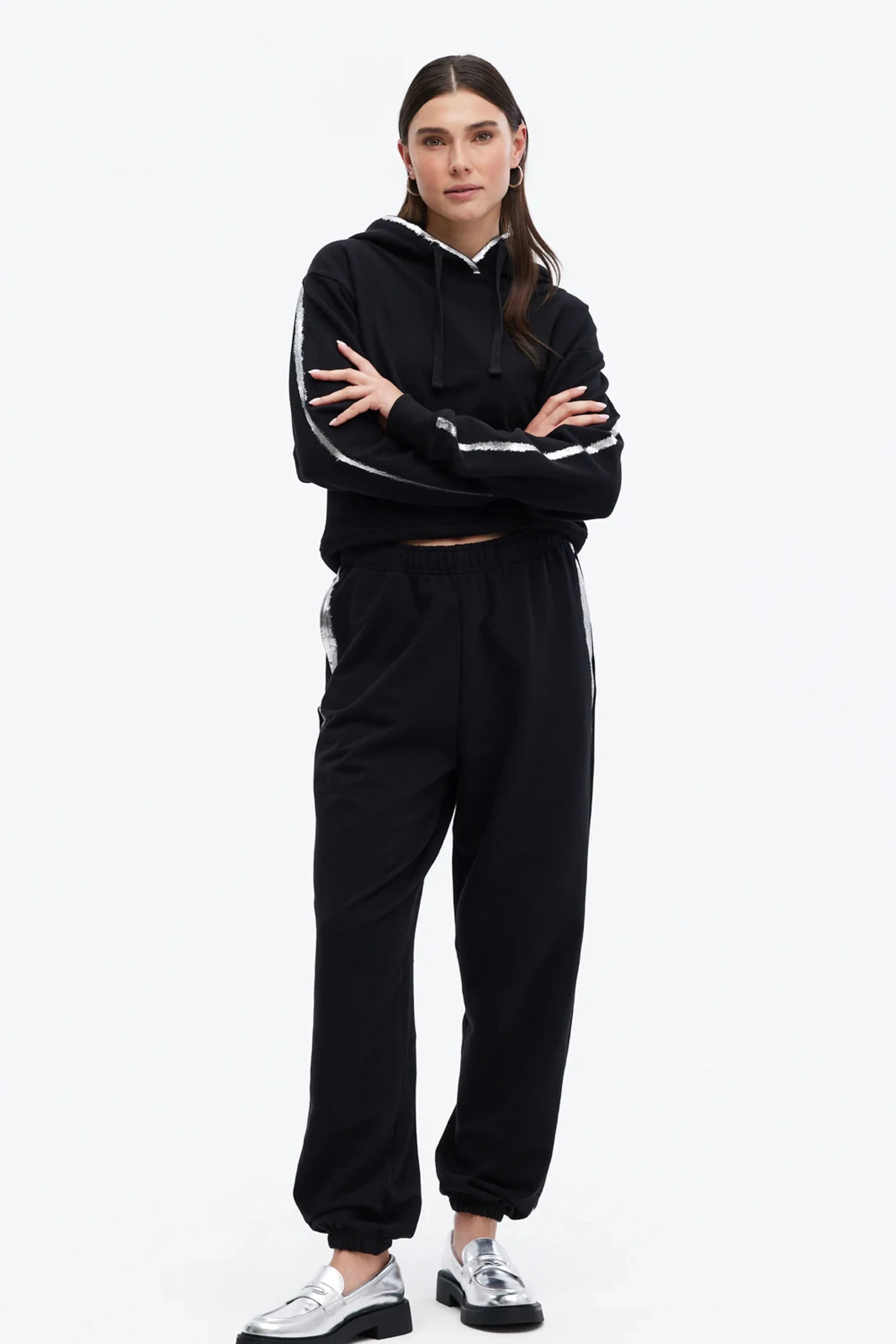 Chanel Metallic Tipped P.E. Sweatpants