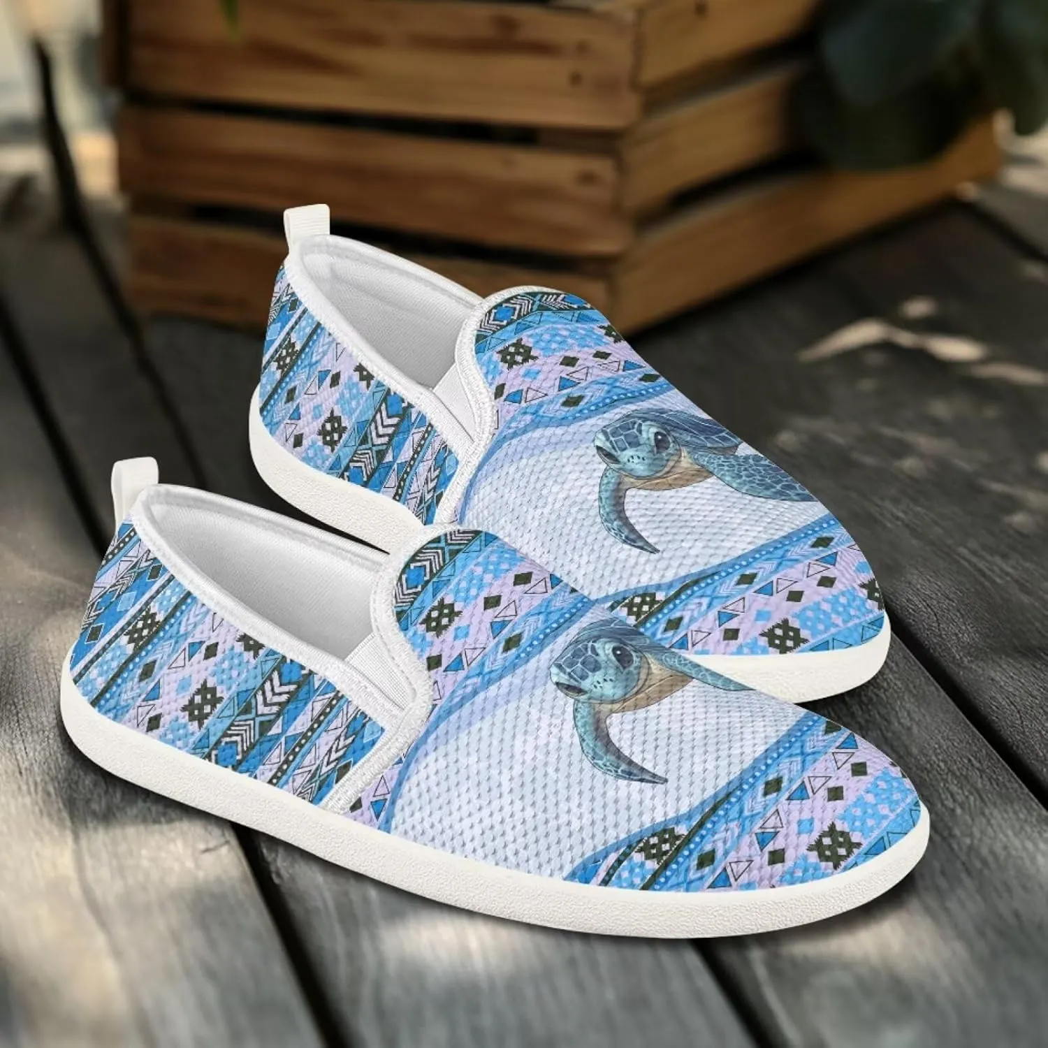 chaqlin Slip On Loafers for Men Women Wide Soft Toe Tennis Shoes Animal Print Fashion Hands Free Work Flat Clipper Mesh Athletic Sneaker