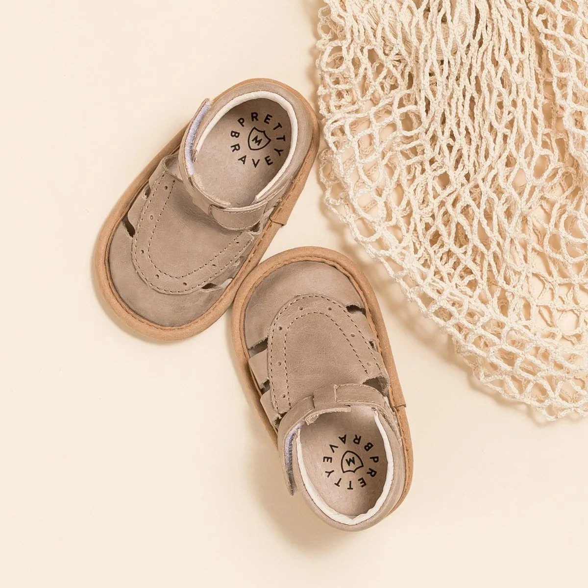 Charlie Sandals (Taupe)