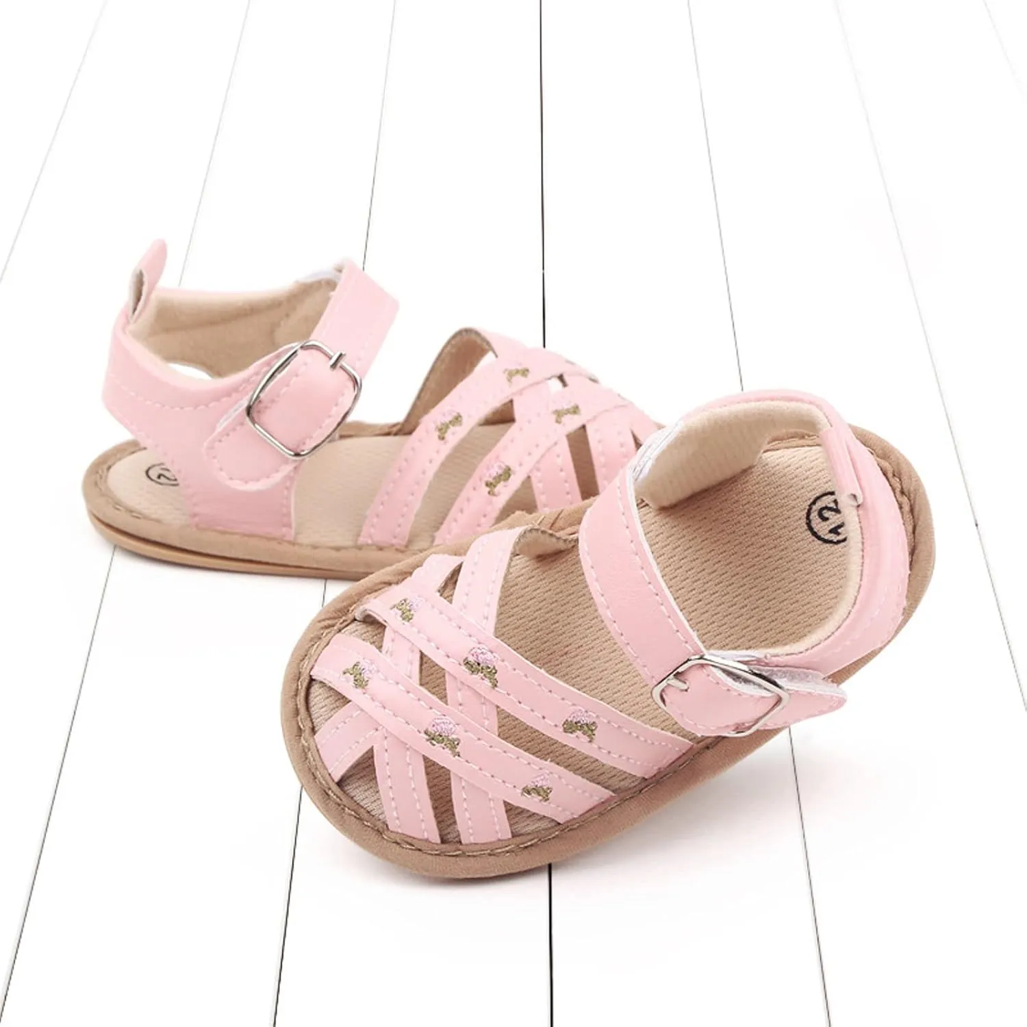 Children Infant Toddler Shoes Girls Sandals Hollow Vamp Design Breathable and Comfortable Infant Boy Sandals