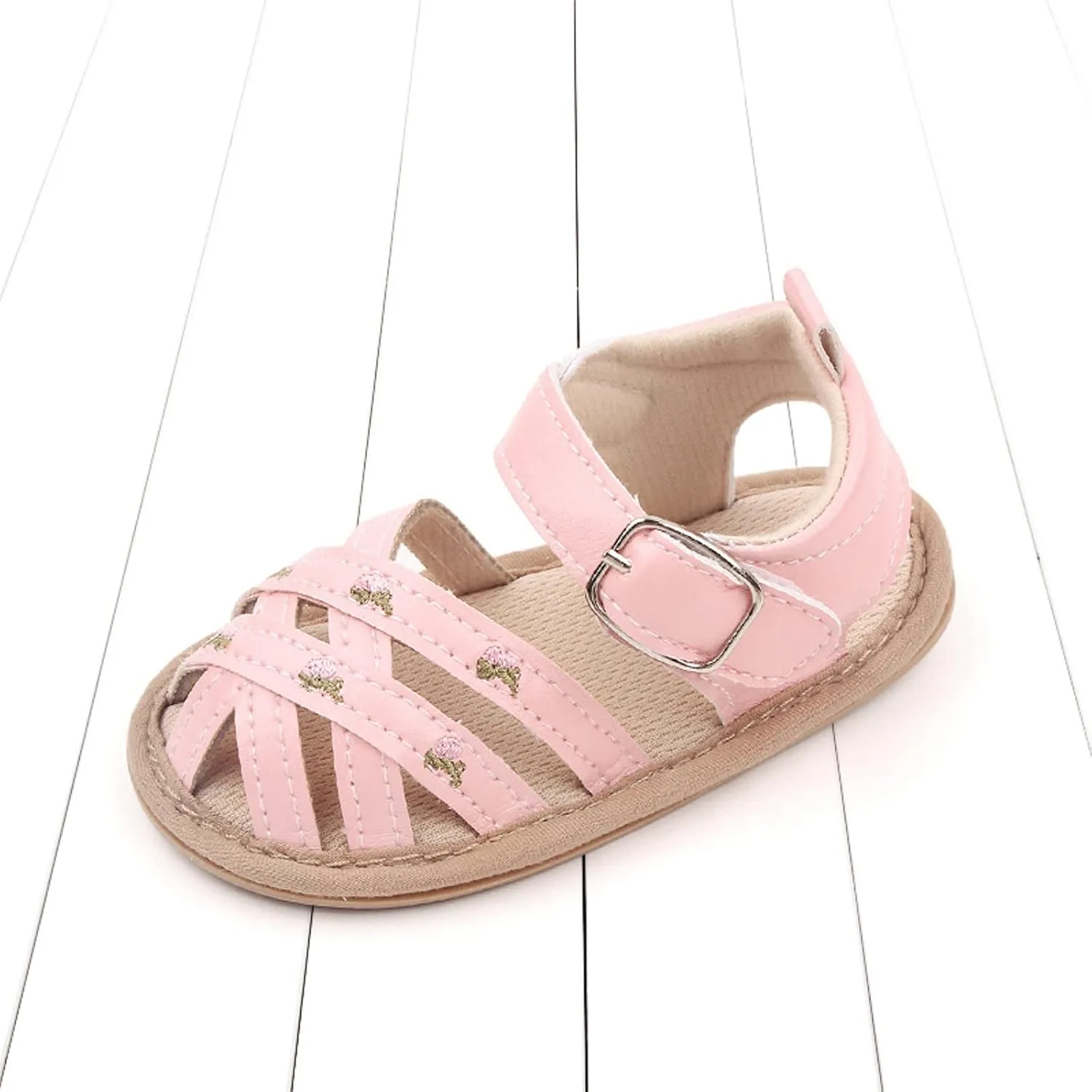 Children Infant Toddler Shoes Girls Sandals Hollow Vamp Design Breathable and Comfortable Infant Boy Sandals