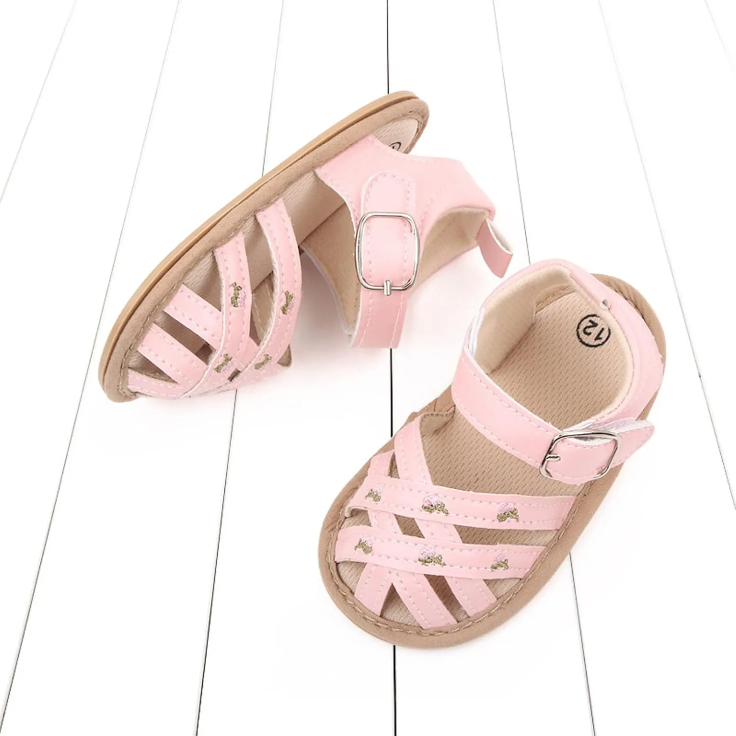 Children Infant Toddler Shoes Girls Sandals Hollow Vamp Design Breathable and Comfortable Infant Boy Sandals