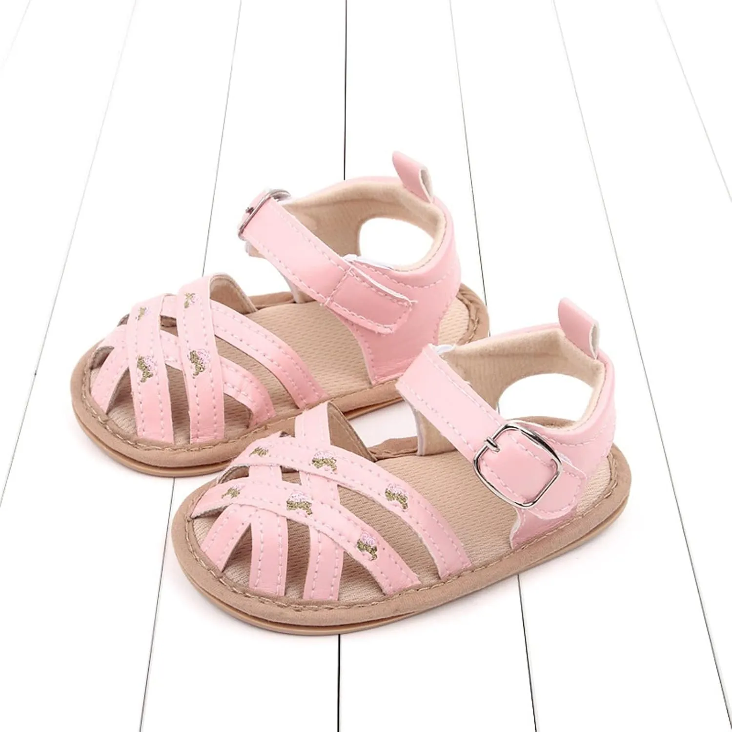 Children Infant Toddler Shoes Girls Sandals Hollow Vamp Design Breathable and Comfortable Infant Boy Sandals