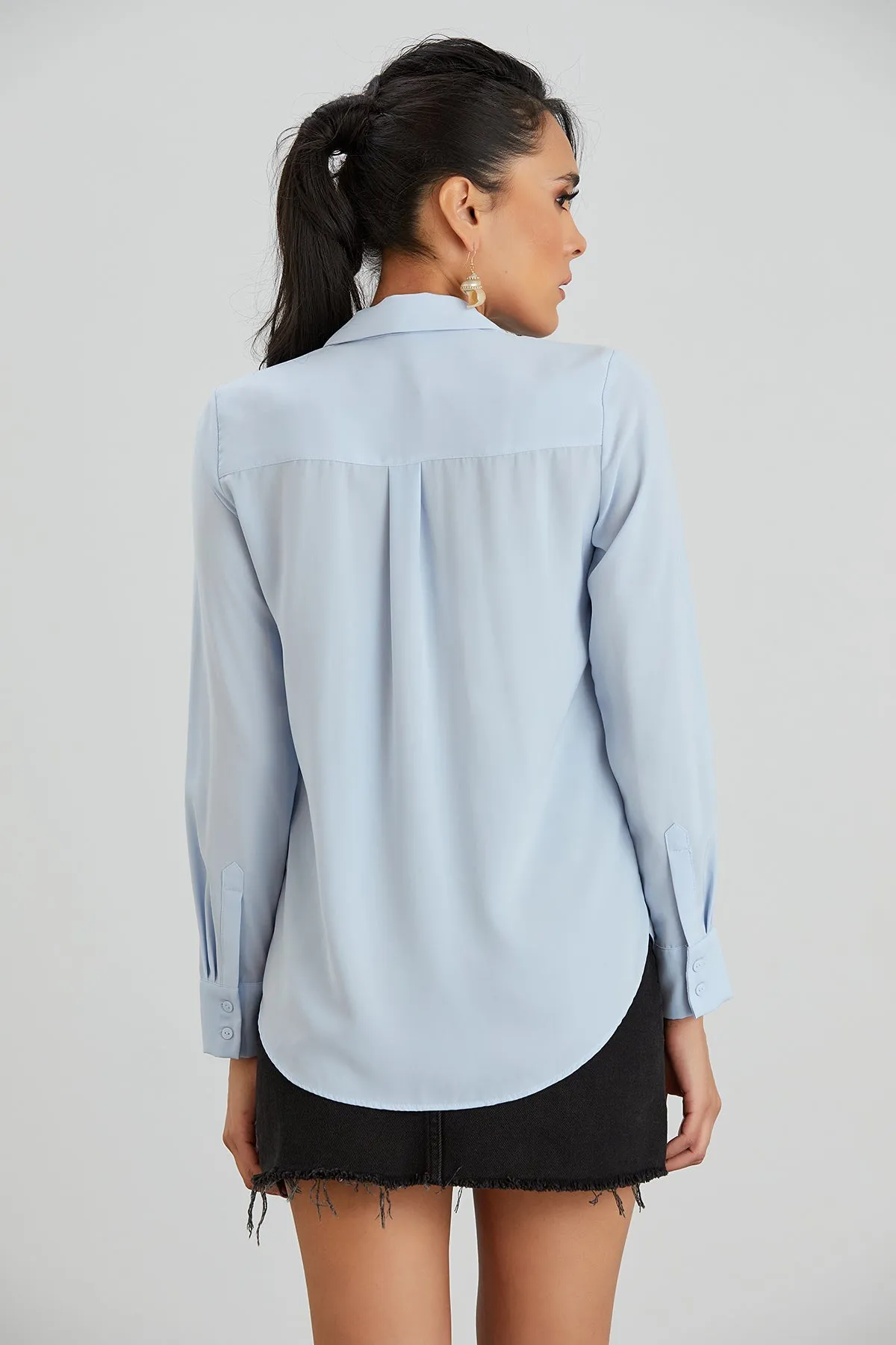Classic Pastel Blue Shirt