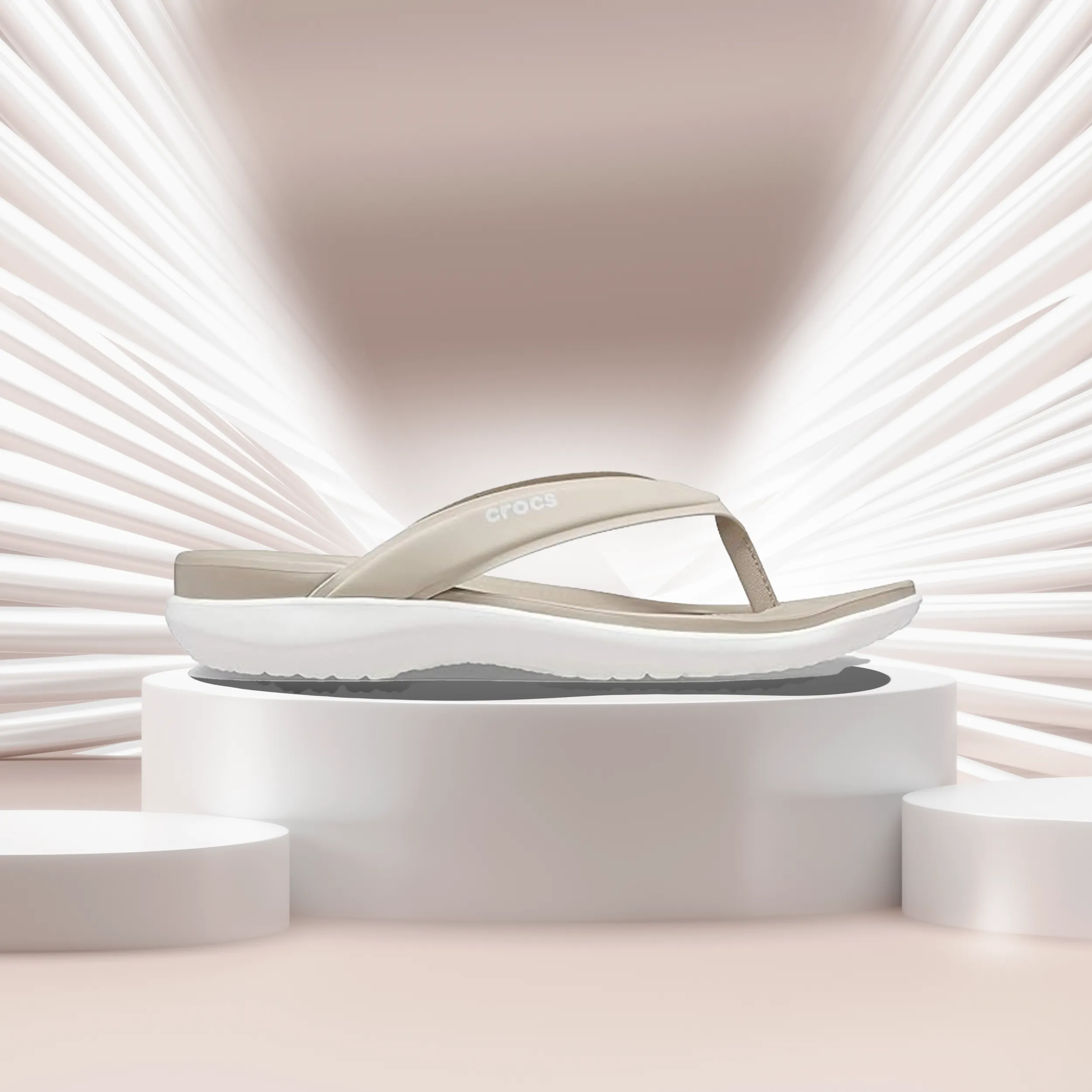 Crocs Womens Caprvsportflipw Slipper