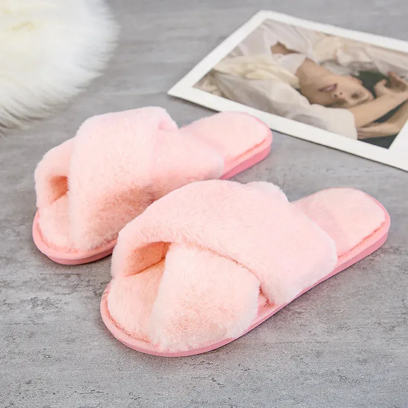Custom Fluffy Slippers | Custom Bride Slippers | Fluffy Bridesmaid Slippers | Bride Slipper | Personalized Gift for a Best friend | Fluffy Slippers