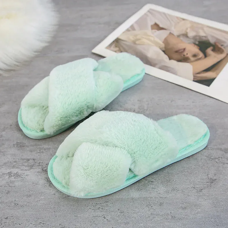 Custom Fluffy Slippers | Custom Bride Slippers | Fluffy Bridesmaid Slippers | Bride Slipper | Personalized Gift for a Best friend | Fluffy Slippers