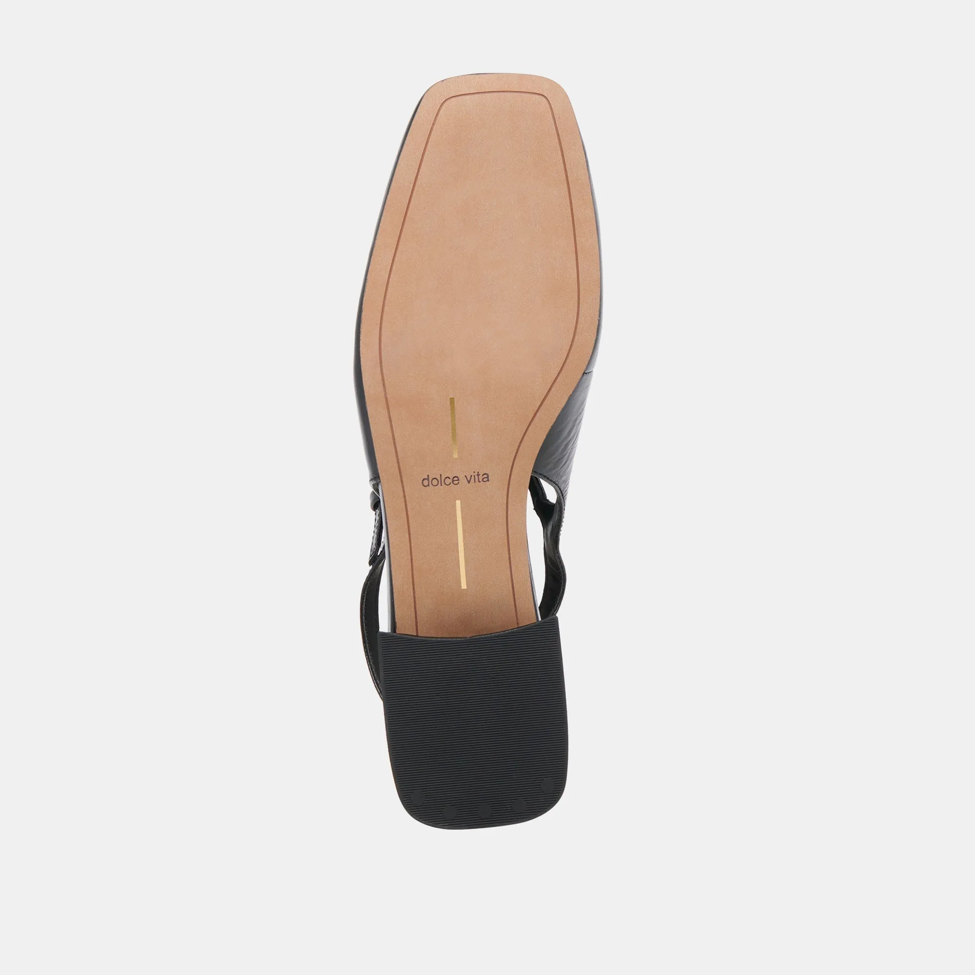 DEIDRA FLATS MIDNIGHT CRINKLE PATENT LEATHER - re:vita