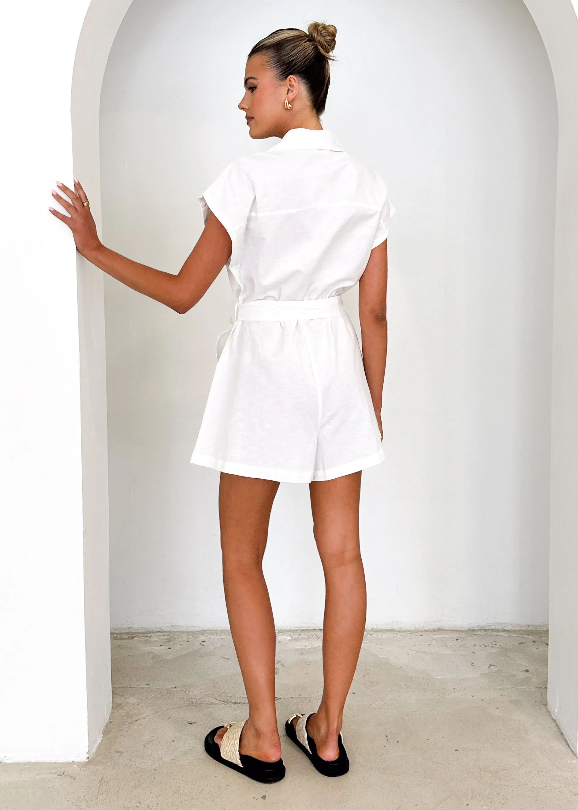 Dustan Playsuit - Off White