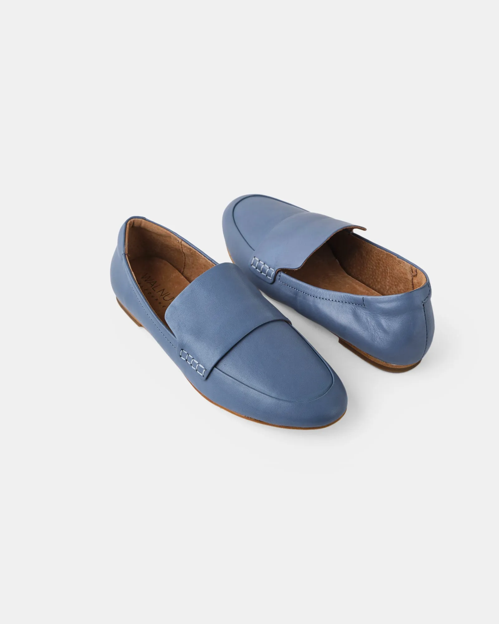 Dutch Leather Loafer - Denim