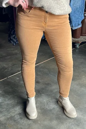 EMMA STRETCH JEANS - CAMELLO