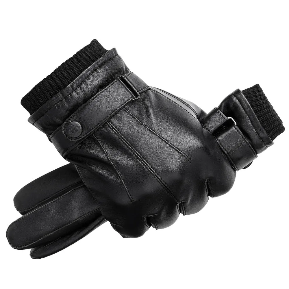 Finn | Luxurious Faux Leather Gloves