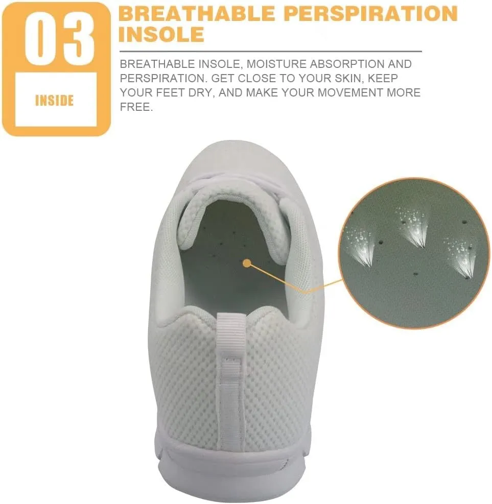 GIFTPUZZ Mens Sneakers Athletic Running Sports Shoes Breathable Mesh Tennis Shoes Non Slip Gym Workout Travel Shoes with Soft Non Slip Sole