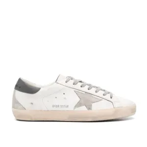 Golden Goose Super Star Leather Sneaker White, Ice & Dark Grey men