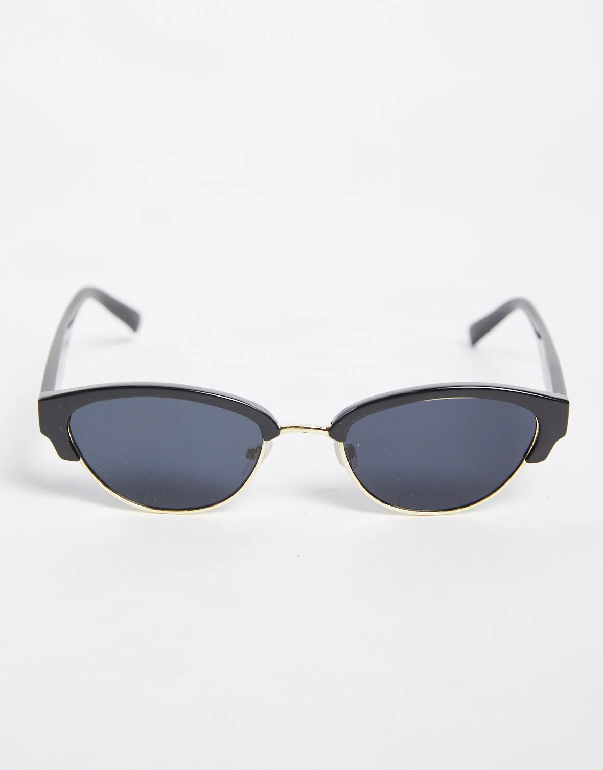 Half Frame Cat Eye Sunglasses