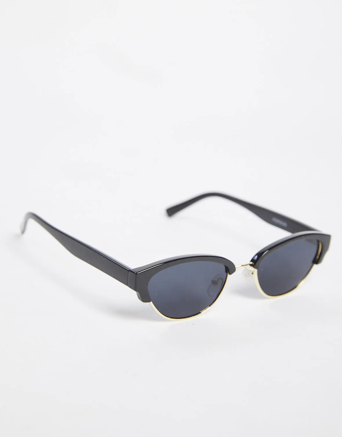 Half Frame Cat Eye Sunglasses