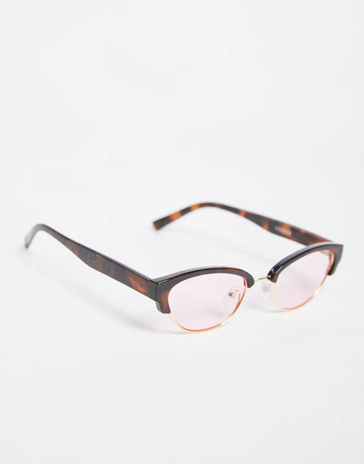 Half Frame Cat Eye Sunglasses