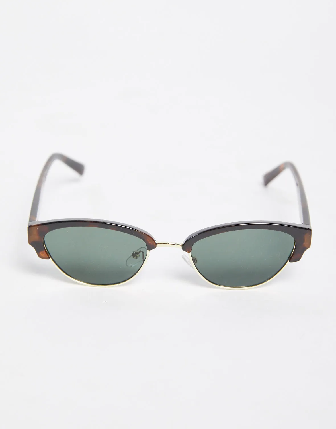 Half Frame Cat Eye Sunglasses