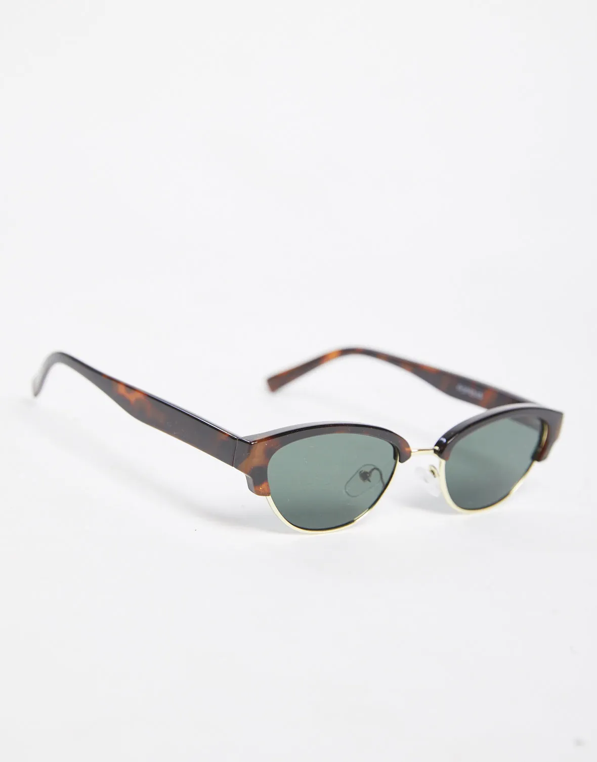 Half Frame Cat Eye Sunglasses