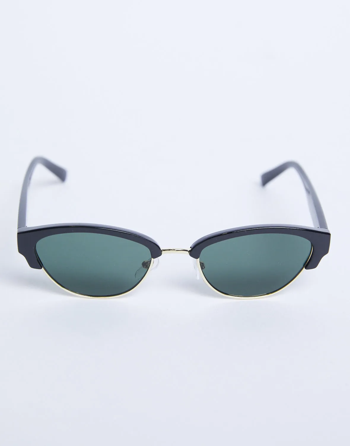 Half Frame Cat Eye Sunglasses