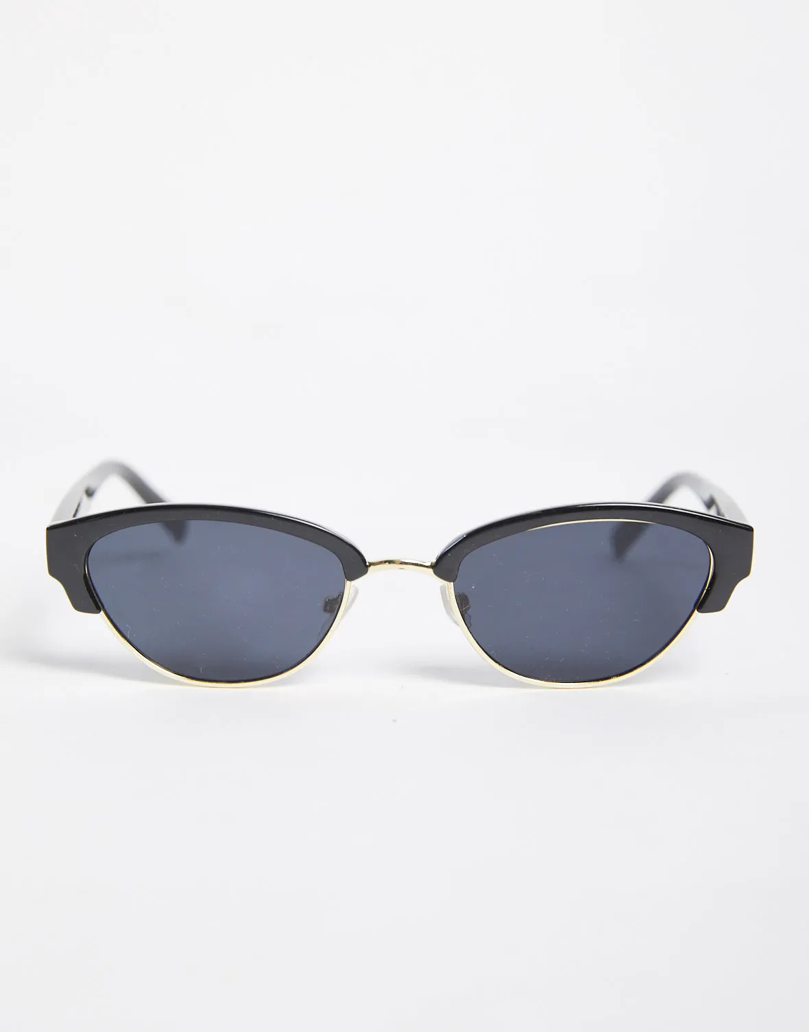 Half Frame Cat Eye Sunglasses