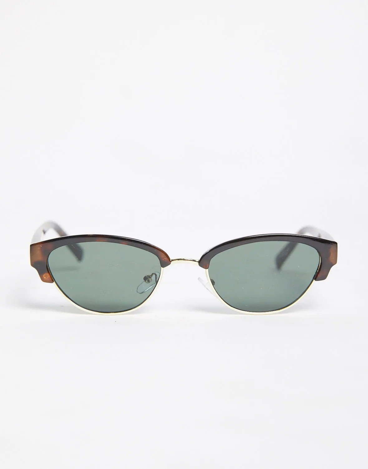 Half Frame Cat Eye Sunglasses