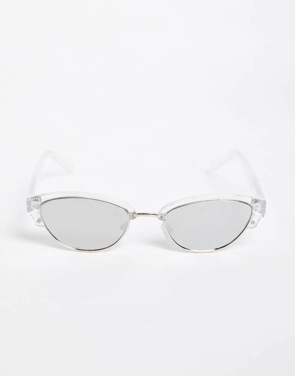 Half Frame Cat Eye Sunglasses