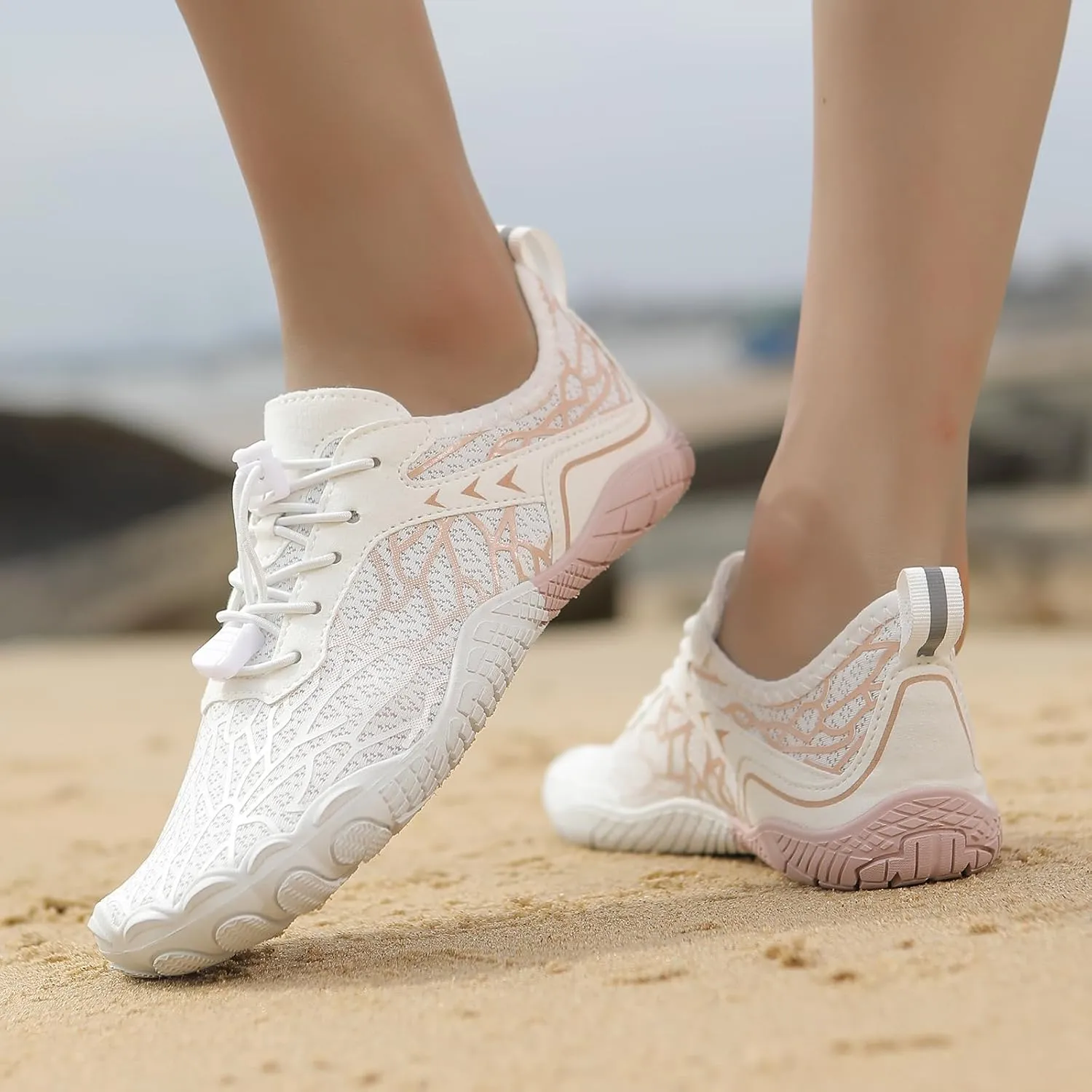 Hike Barefoot Shoes for Women Men, Pro Wide Toe Box, Healthy & Non Slip, Unisex Athletic Outdoor Hiking Footwear, Breathable Wide Toe Barefoot Shoes for Men Women, for Walking, Running, Hiking