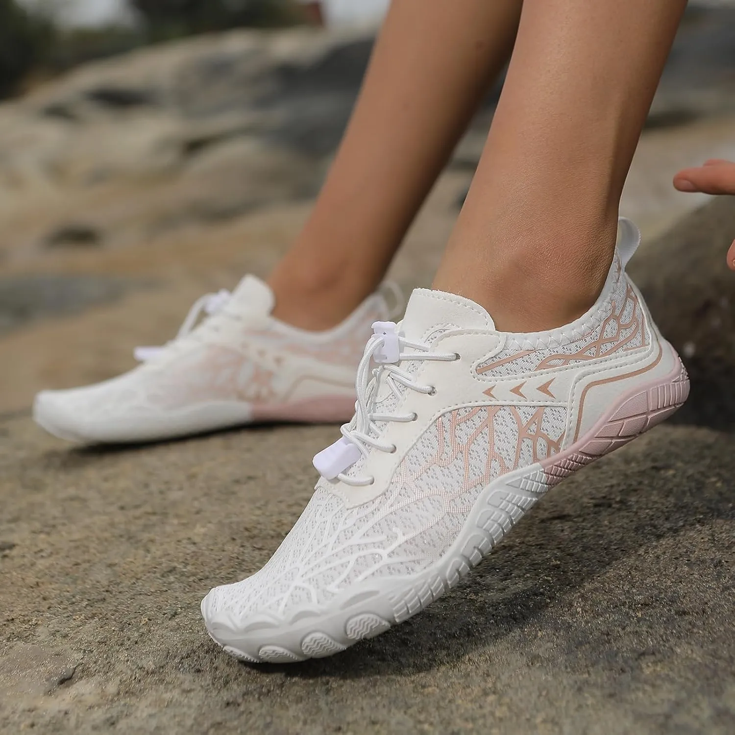 Hike Barefoot Shoes for Women Men, Pro Wide Toe Box, Healthy & Non Slip, Unisex Athletic Outdoor Hiking Footwear, Breathable Wide Toe Barefoot Shoes for Men Women, for Walking, Running, Hiking