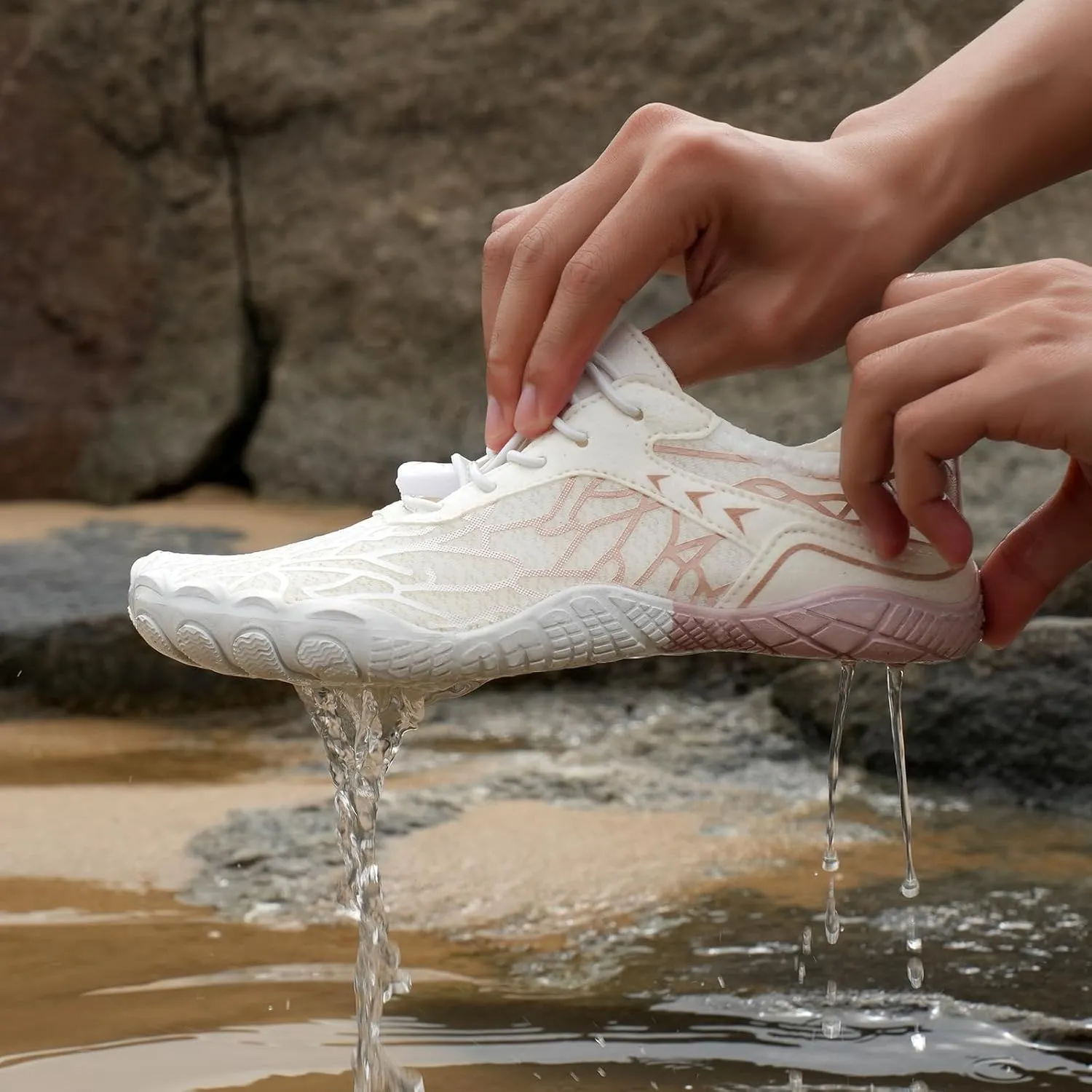 Hike Barefoot Shoes for Women Men, Pro Wide Toe Box, Healthy & Non Slip, Unisex Athletic Outdoor Hiking Footwear, Breathable Wide Toe Barefoot Shoes for Men Women, for Walking, Running, Hiking