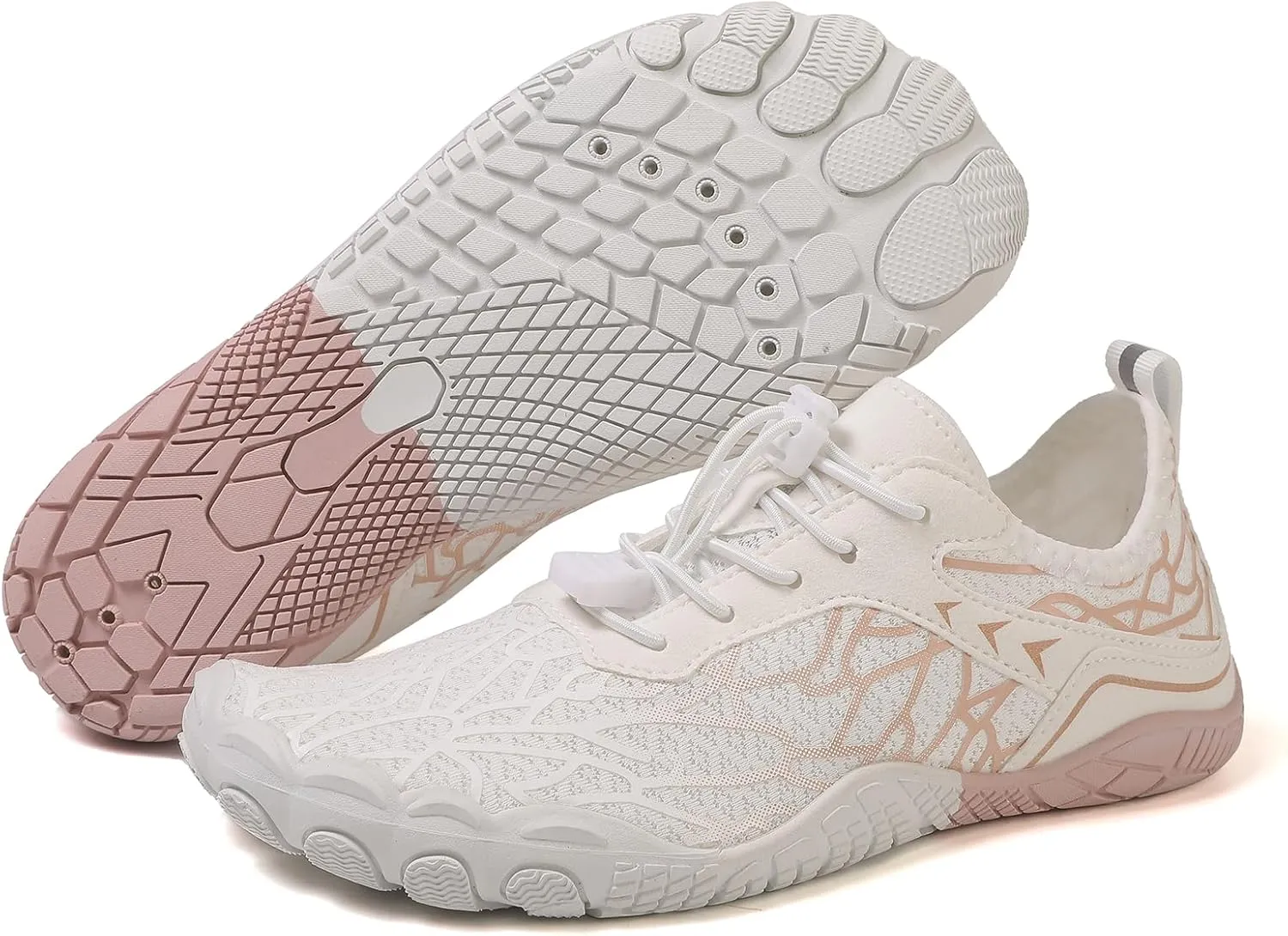 Hike Barefoot Shoes for Women Men, Pro Wide Toe Box, Healthy & Non Slip, Unisex Athletic Outdoor Hiking Footwear, Breathable Wide Toe Barefoot Shoes for Men Women, for Walking, Running, Hiking