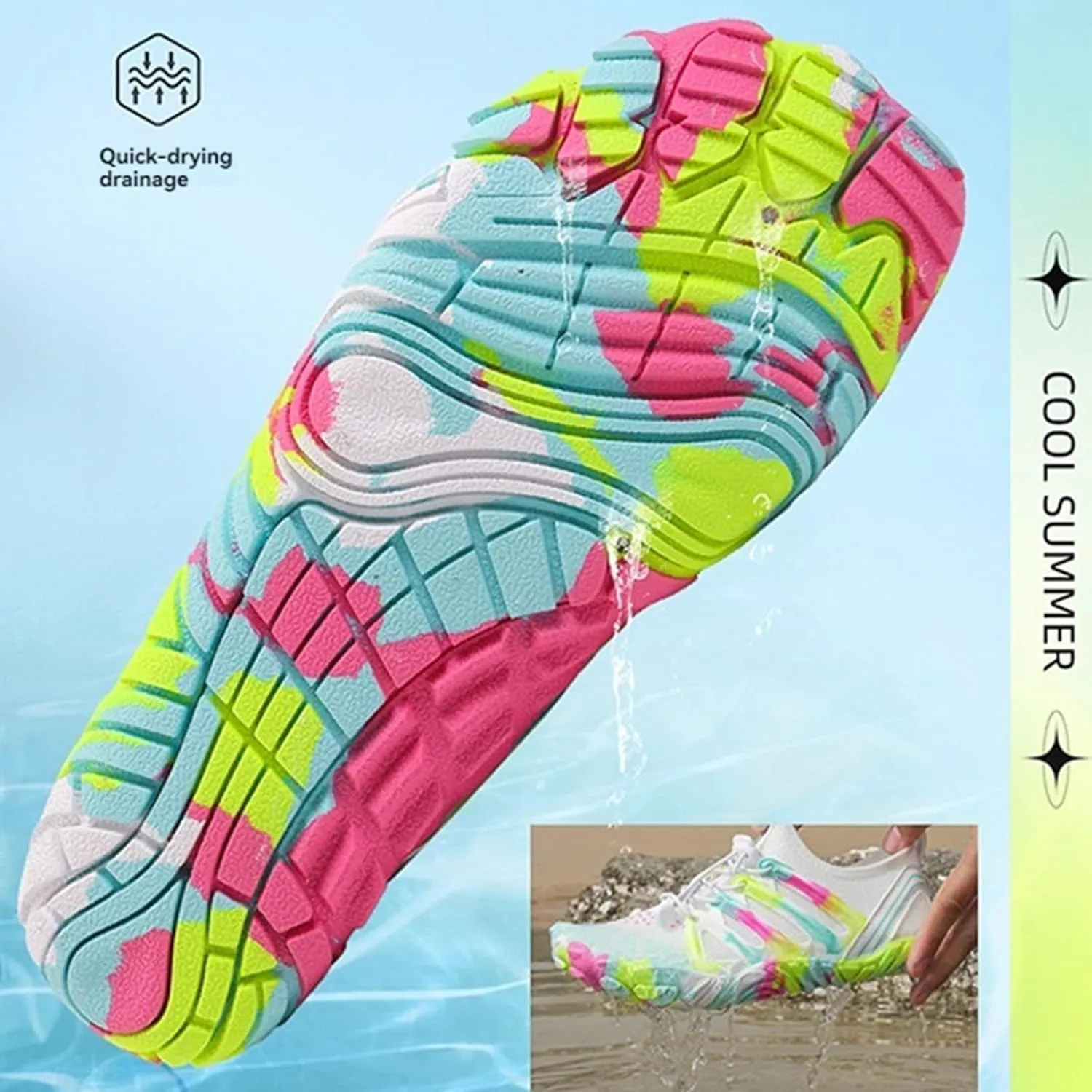 Hiking Footwear Barefoot Water Shoes Women Men Pro-Healthy & Non-Slip Wide Toe Sneakers Quick Dry Lightweight Breathable Running Walking Beach Shoes Boots Unisex