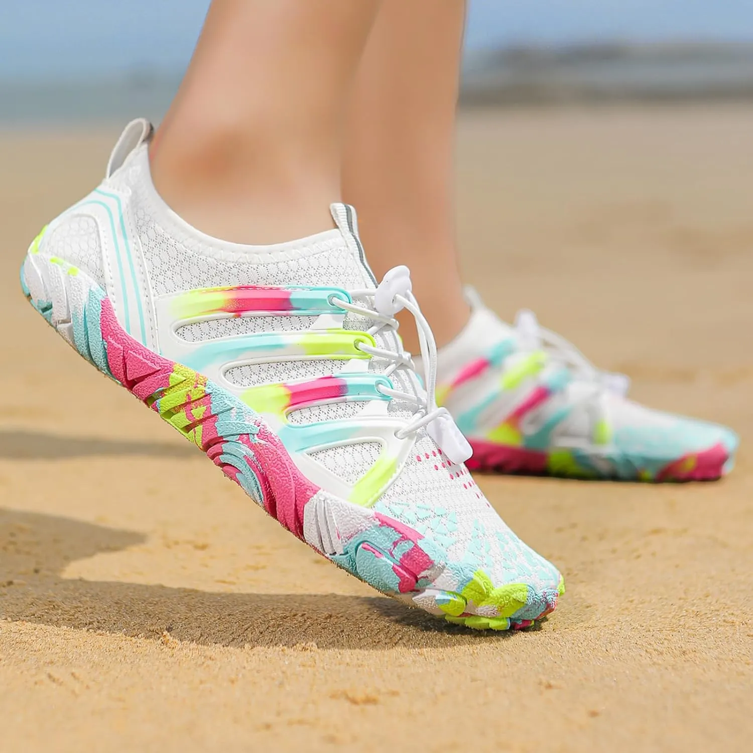 Hiking Footwear Barefoot Water Shoes Women Men Pro-Healthy & Non-Slip Wide Toe Sneakers Quick Dry Lightweight Breathable Running Walking Beach Shoes Boots Unisex