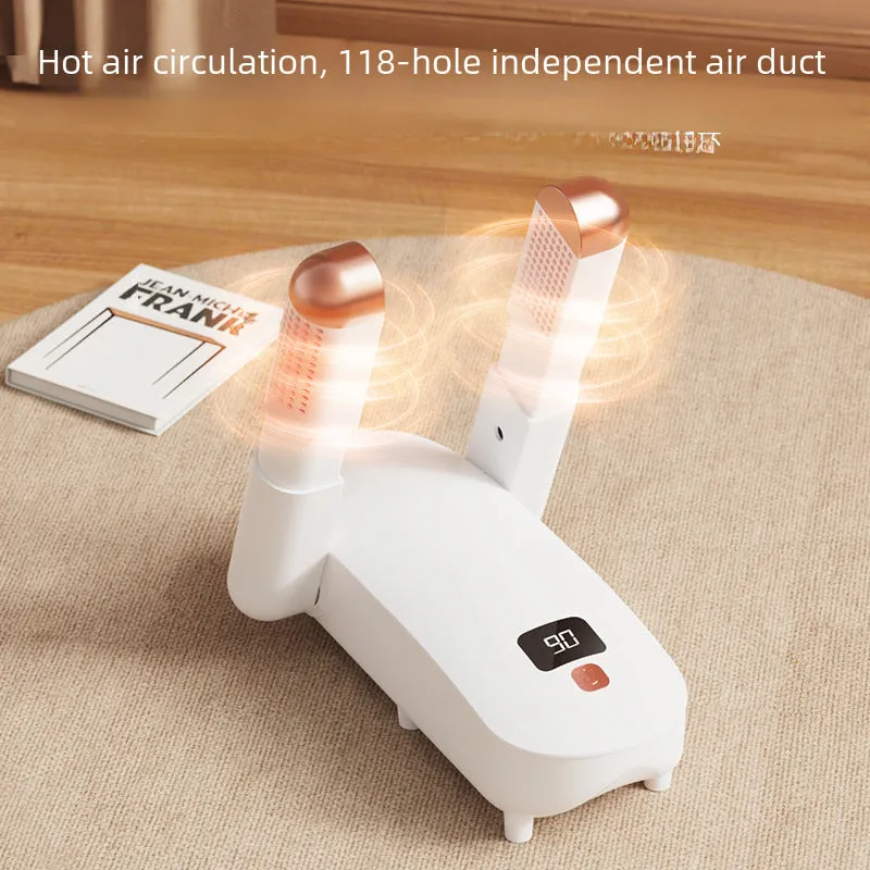 Home dormitory shoe dryer  smart timer deodorizing dryer, portable sterilizing dryer