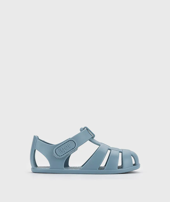 Igor Boy's and Girl's Nemo Solid Sandals, Oceano