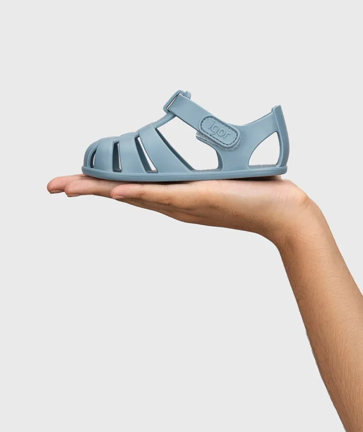 Igor Boy's and Girl's Nemo Solid Sandals, Oceano