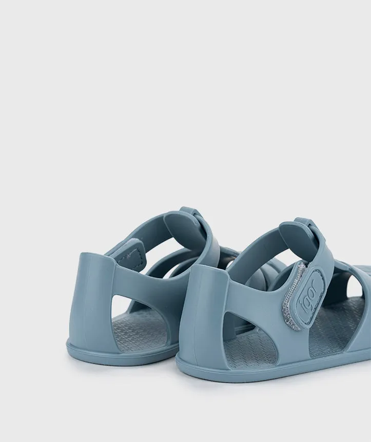 Igor Boy's and Girl's Nemo Solid Sandals, Oceano