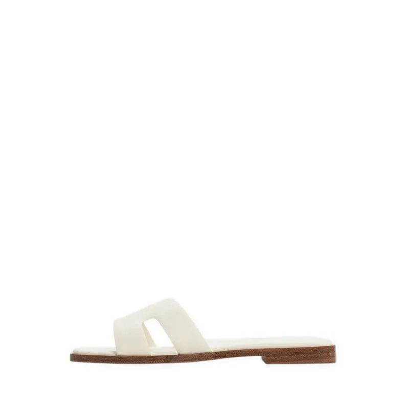 ITSANDAL FLAT SANDALS - WHITE